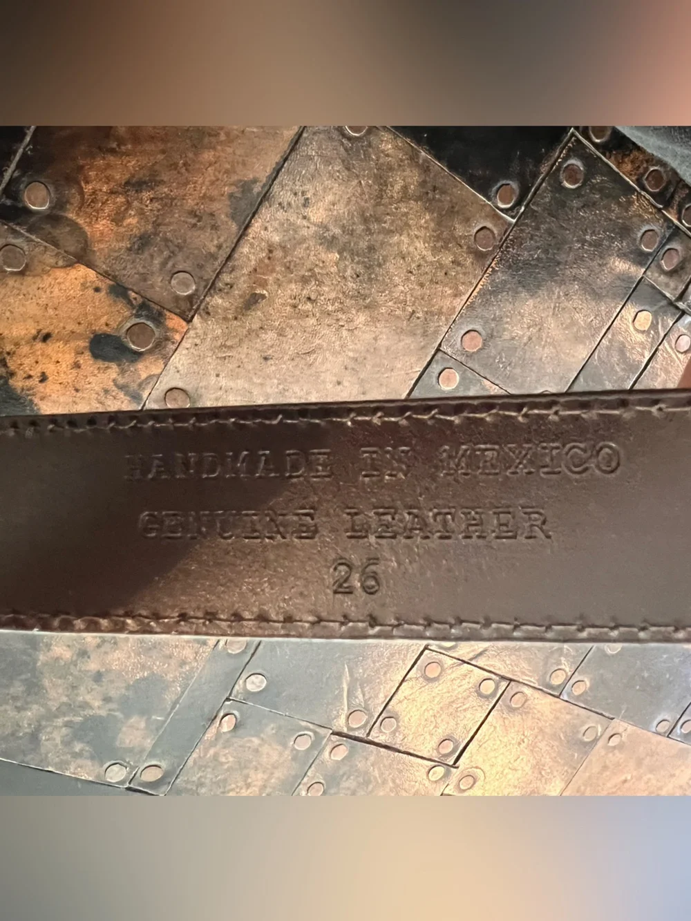 NWT Cody James Women's Leather Belt with Ornate Silver-tone Buckle